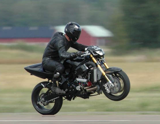 Ghost Rider World Record Wheelie 346.25km/h